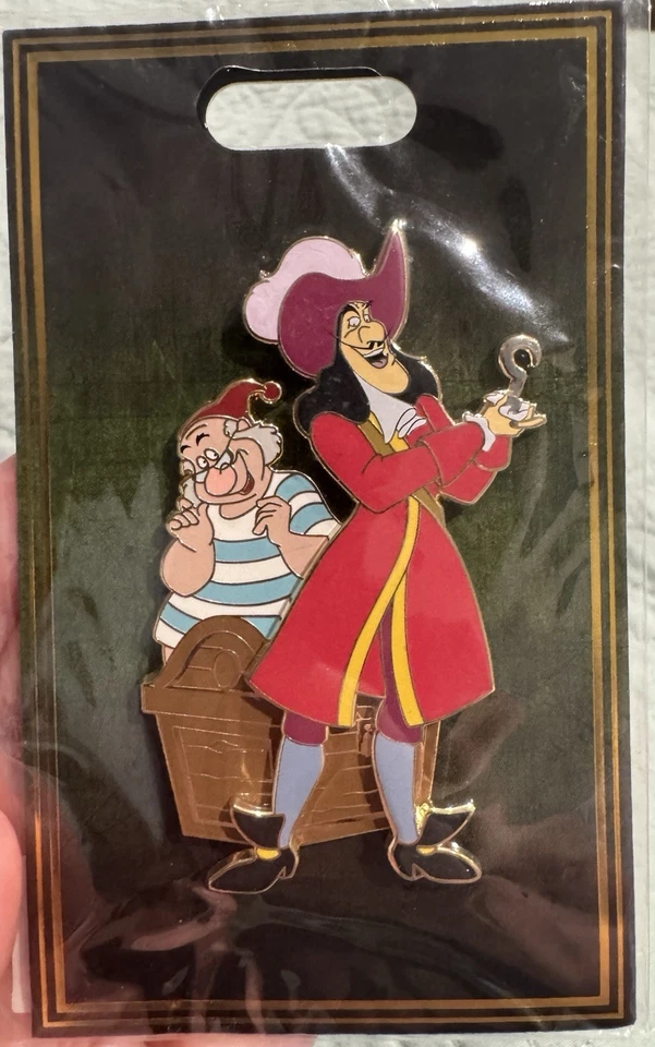 2019 Disney D23 Expo WDI Mickey's Villains & Sidekicks Captain Hook Pin LE 300 - Изображение 1 из 1