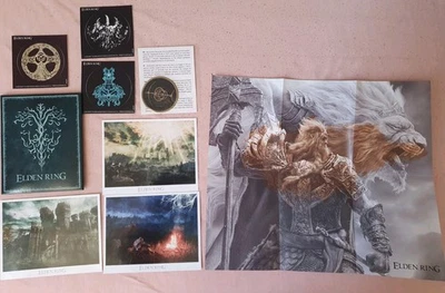Elden Ring Launch Edition Merchandise / Poster, Sticker, Artcards und Patch - Bild 1 von 3