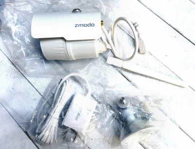 Zmodo ZP-IBI15-W Outdoor Security Camera w/ Antenna, Bracket & Power Supply - Image 1 of 4