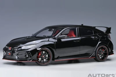 Honda Civic Type R (FK8) RHD Cristal Negro Perla 2021 1/18 Por AUTOart 73222 Foto 1 de 4