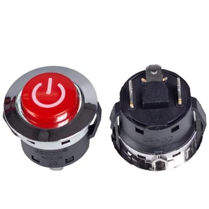 Red Round Power Button for Ride on car The Power Switch Button Start Switch for - Bild 1 von 6