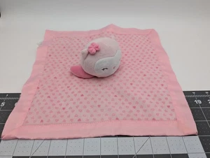 Carters Child of Mine rosa Eule liebevoll gepunktet Plüsch Sicherheitsdecke - Bild 1 von 7