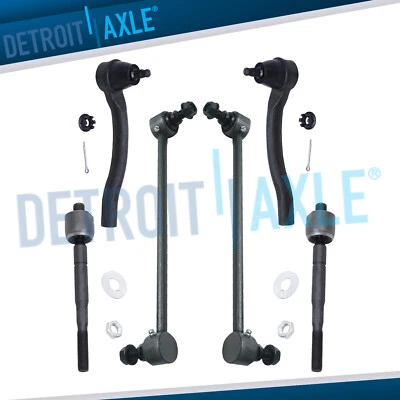 Front Outer Inner Tie Rod Ends Sway Bar End Links Kit for 2007 - 2013 Acura MDX - Image 1 of 4