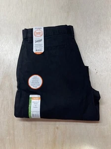 Wonder Nation Boys' School Uniform Stretch Chino Pants, Sizes10 Husky Adjustable - Picture 1 of 8