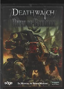 JDR JEU DE ROLE / WARHAMMER 40000 DEATHWATCH RITES DE BATAILLE - Imagen 1 de 2