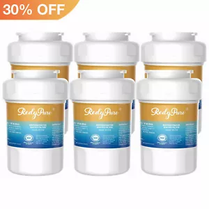 6 Pack Fit for GE SmartWater MWF MWFP GWF HWF 46-9991 Refrigerator Water Filter - Picture 1 of 17