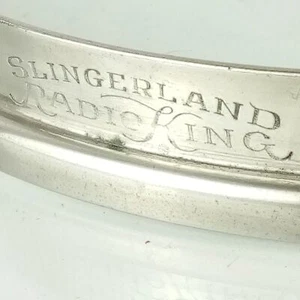 Slingerland 12"Radio King-Engraved BRASS NOB Tom Drum Rim/Hoop Stick-Chopper USA - Picture 1 of 7