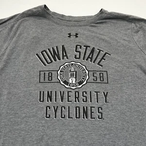 Under Armour Iowa State University Cyclones womens Large Long Sleeve T Shirt - Picture 1 of 9