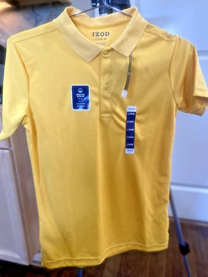 Camisa dorada Izod manga corta para niños talla 14/16 nueva con etiquetas DRI FIT Foto 1 de 2