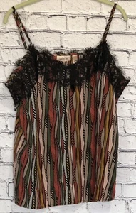 Willow Root Damen Top Mehrfarbig Ärmellos Adj. Spaghettiträger XL Spitze Neu mit Etikett - Bild 1 von 7