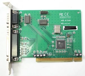HP Lite-On KB661701 321722-001 PCI-2S1P Serial DB-9 Parallel DB-25 PCI Card - Picture 1 of 6