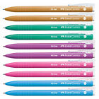 10pcs Faber Castell RX Gel Ink 0.7mm Pen | Smooth Writing Colour Pens Journaling