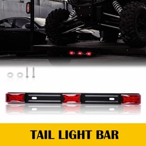15" Stainless Red LED Bar ID Light Truck Boat Marker Trailer Clearance Lights St - Picture 1 of 10