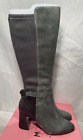 Moda in Pelle Lizeth Knee High Zip Grey Suede Boot Size UK 6 / 39 rrp £175