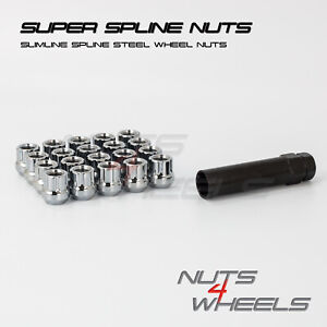 Tuner Wheel Nuts Steel Red m12 x 1.25 Fits Nissan Skyline 200sx GTST GTR