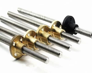 T6 x 1 to T6 x 12 Lead Screw Threaded Rod 6mm Trapezoidal ACME Stepper 100-600mm - Picture 1 of 4