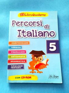 LIBRO PER LA SCUOLA ELEMENTARE PER IMPARARE PERCORSI DI ITALIANO 5 - (81) - Foto 1 di 1