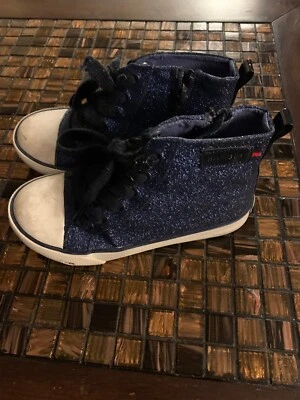 Tommy Hillfiger Kids Size 12 Shoes Denise High Navy - Image 1 of 4
