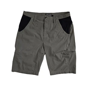 Gramicci Mens 32 Grayson Freedom Shorts Hiking Outdoors Green Tan Actual 34x11.5 - Picture 1 of 10
