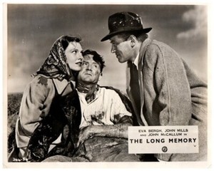 The Long Memory Original Lobby Card Eva Bergh John Mills John McCallum 1953