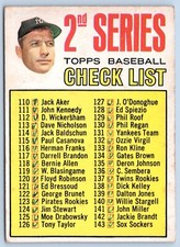 MICKEY MANTLE / CHECKLIST 1967 O-PEE-CHEE 67 NO 103 GOOD+/VG           50980