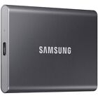 Portable External Samsung T7 Ssd, 1Tb, Usb 3.2, Titan Grey