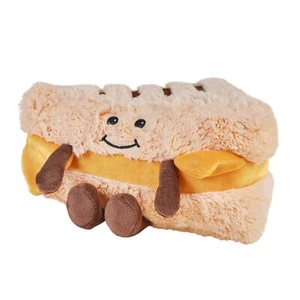 Warmies Large Microwavable Plush Grilled Cheese Hot Or Cold Lavender Scented - Picture 1 of 9