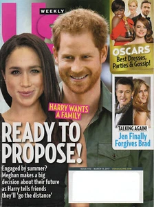 US WEEKLY March 13 2017 Prince Harry Meghan Markle Brad Pitt Oscars Bill Paxton - Picture 1 of 3