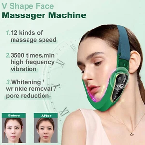 LED Electric V-Face Lifting Massager Facial Slimming Shaping Double Chin Reducer - Bild 1 von 7