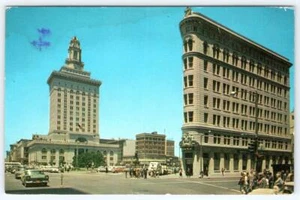 1950-60's OAKLAND CALIFORNIA CA BROADWAY & 14th STREET EAST BAY AREA CITY SCENE - Picture 1 of 2