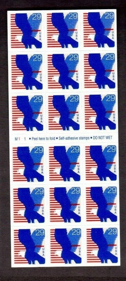 US SCOTT 2598a BOOKLET OF 18 BLUE EAGLE. MNH Free Shipping! - Image 1 of 1