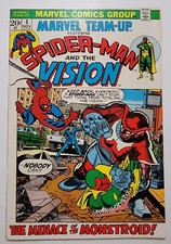 Marvel Team-Up 5 VF Spider-Man & The Vision 1972 1st App of Monstroid High Grade