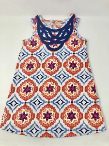 COUNTING DAISIES Toddler Girl Dress Size 3 Pink Blue Colorful Spring Summer - Picture 1 of 6