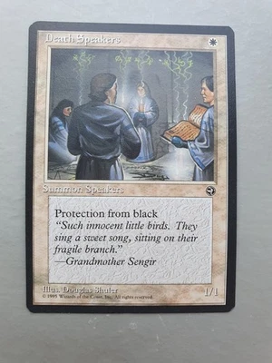 Death Speakers, MTG Homelands (1995) Uncommon White Creature NM - Image 1 of 2