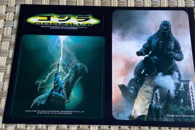 Godzilla 1998 Godzilla Force Vintage Toho Bandai Japanese~PEEL OFF STICKER DECAL - Image 1 of 2