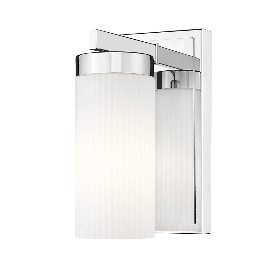 Aplique de pared Z-Lite Danica 1 luz, cromo/blanco - 3044-1S-CH Foto 1 de 1