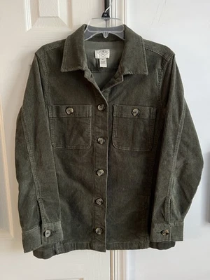 St John’s Bay Fall Corduroy Jacket m Olive Green - Image 1 of 4