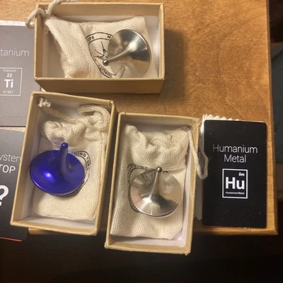 Spinning Top Perfect Balance Preciso Vintage Metal Forever Spinner 3ea Foto 1 de 4