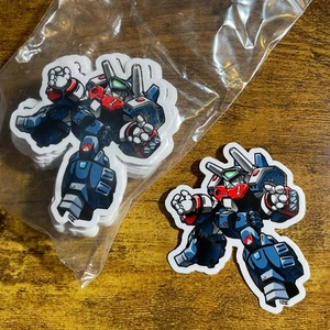 MACROSS SD GBP-01J Armored Valkyrie  3" contour cut vinyl sticker - Picture 1 of 1