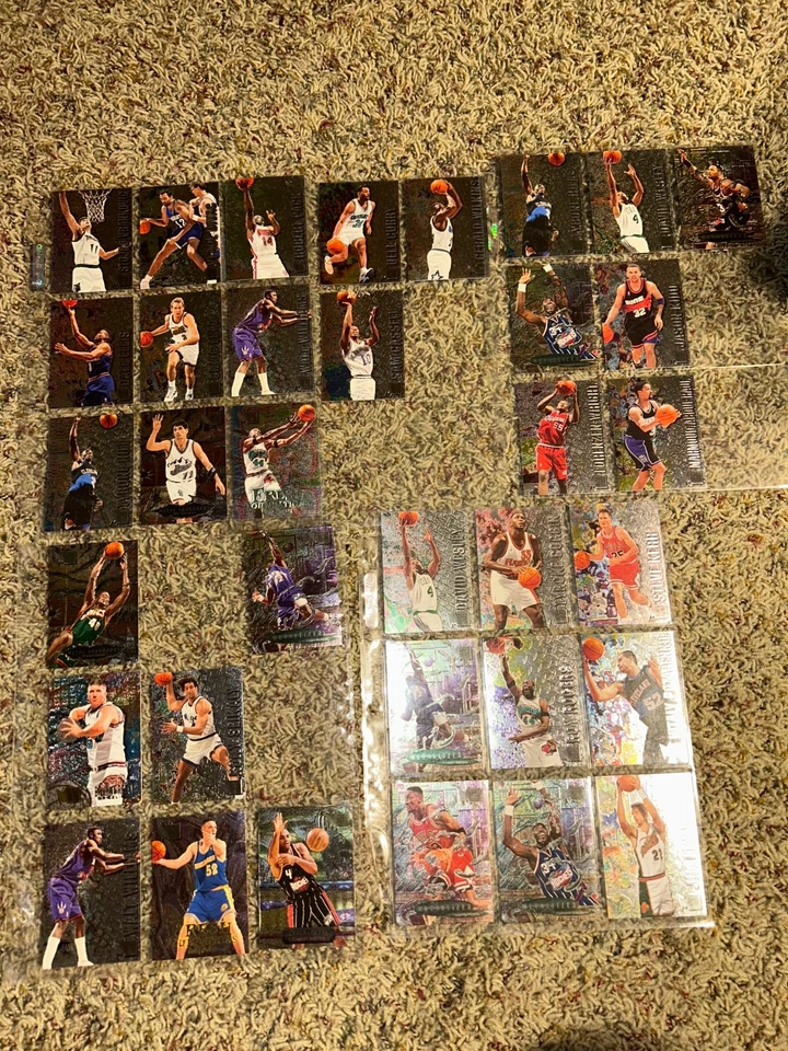 Lote de 35 tarjetas de baloncesto Fleer de metal 1996-97 Foto 1 de 4