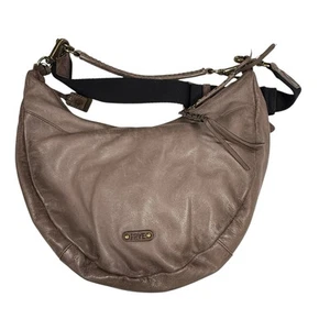 Frye Jennie Taupe Hobo Leather Bag - Picture 1 of 13