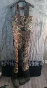 LACROSSE Chest Waders Small/Med 9 Swamp 3mm Neoprene M Oak Break-up Fishing Duck - Picture 1 of 12