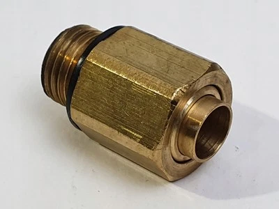 Ottone G1/4" passaggio dritto ø8 mm - Immagine 1 di 4