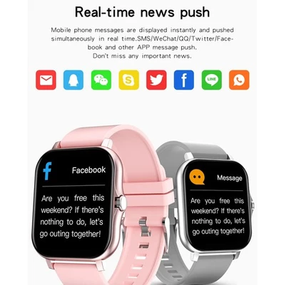 Reloj Inteligente Impermeable, Correa de Acero, Llamadas, Musica, Bluetooth - Image 1 of 4