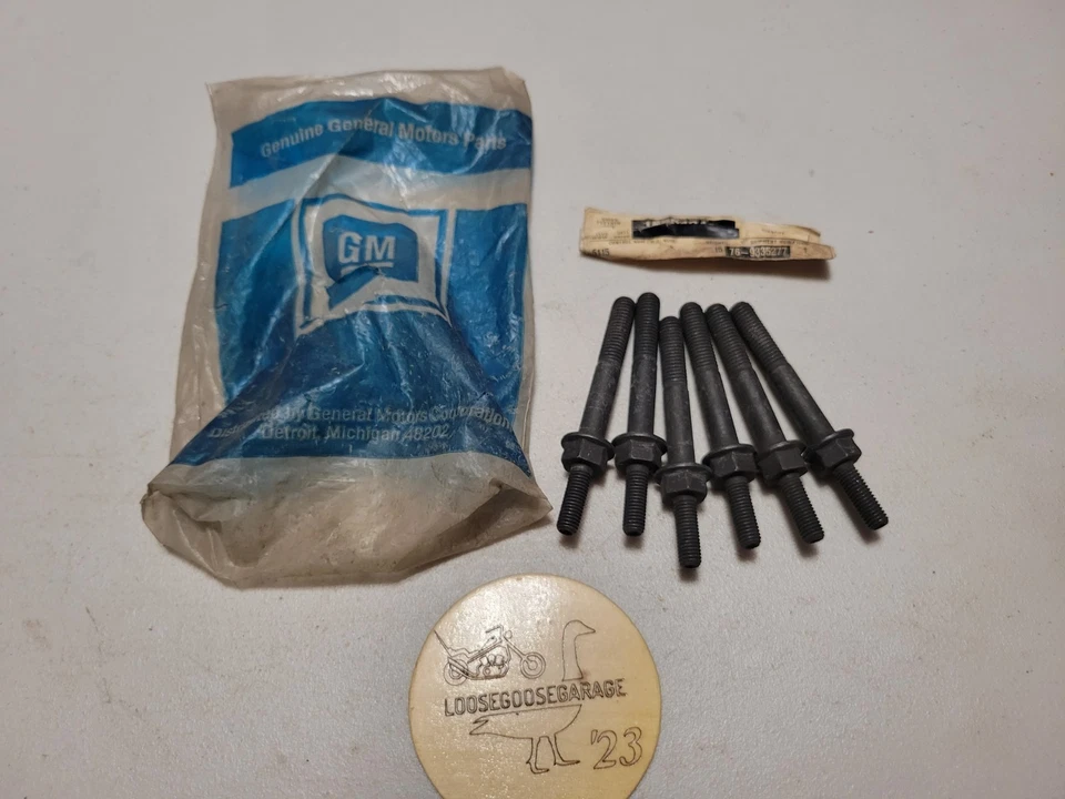 6x NOS tacos colector de escape #12554340 para 82-95 Chevrolet GMC diésel 6,2 L 6,5 L Foto 1 de 4