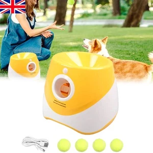 Dog Automatic Ball Launcher Convenient Toy Pet Ball Thrower Interactive Game UK - Picture 1 of 7