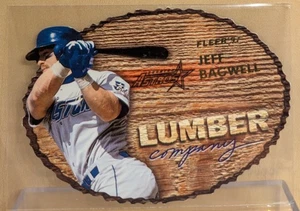 1997 Fleer LUMBER COMPANY #2 Jeff Bagwell Astros HOF RARE DIE CUT INSERT - Picture 1 of 2