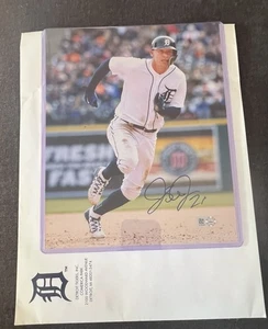 JaCoby Jones Signed Detroit Tigers Photofile 8x10 Photo MLB Authentication - Picture 1 of 2
