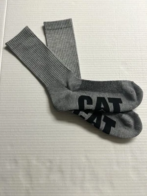 Calcetines Caterpillar Hombre Crew Calcetines Medio Peso Trabajo Cojín Calcetines, Gris, Talla 8-12, Nuevos sin Etiquetas Foto 1 de 4
