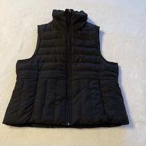 Kenneth  Cole  Reaction  G‑III  Black Down Puffer Vest Women’s  XL  Zip  Pockets - Picture 1 of 7